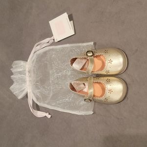 Janie & Jack Baby Crib Shoes Size 3